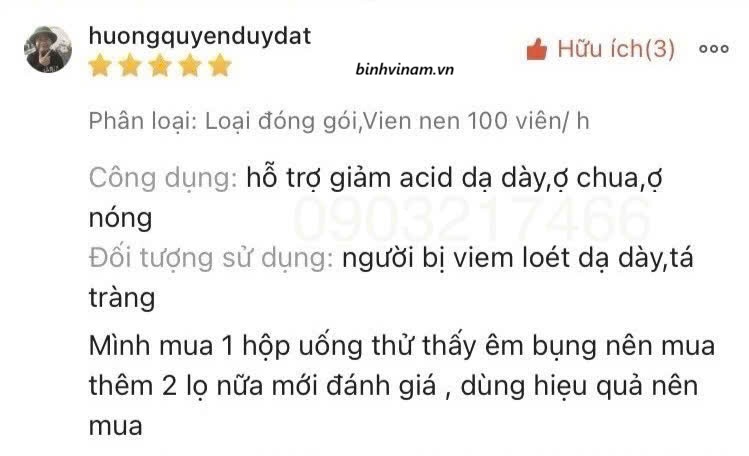 Phản hồi Bình Vị Nam Huongquyenduydat
