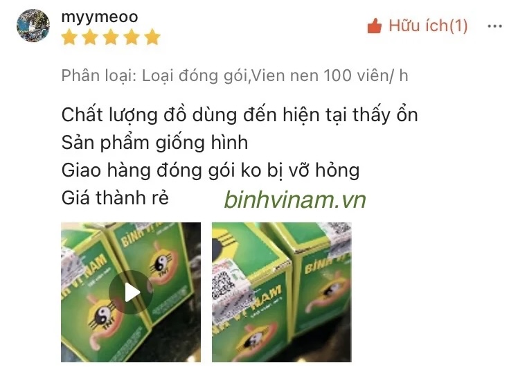 Khách hàng chia sẻ: Chất lượng ổn, sản phẩm giống hình