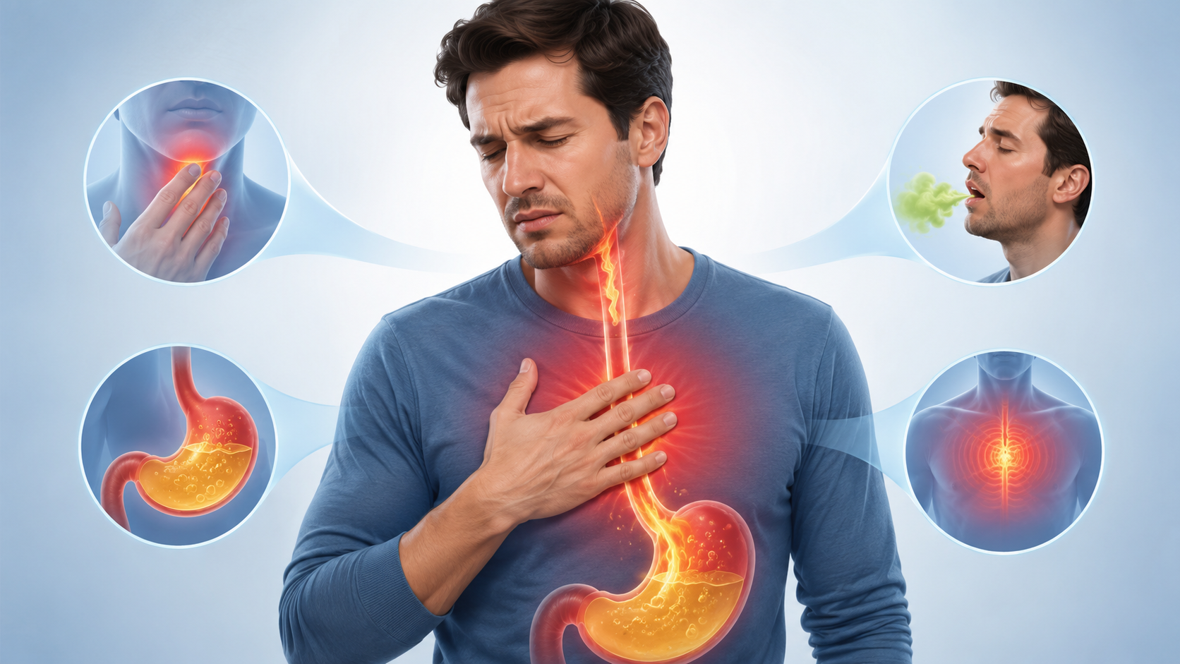 Triệu chứng trào ngược dạ dày thường gặp và dấu hiệu cần lưu ý