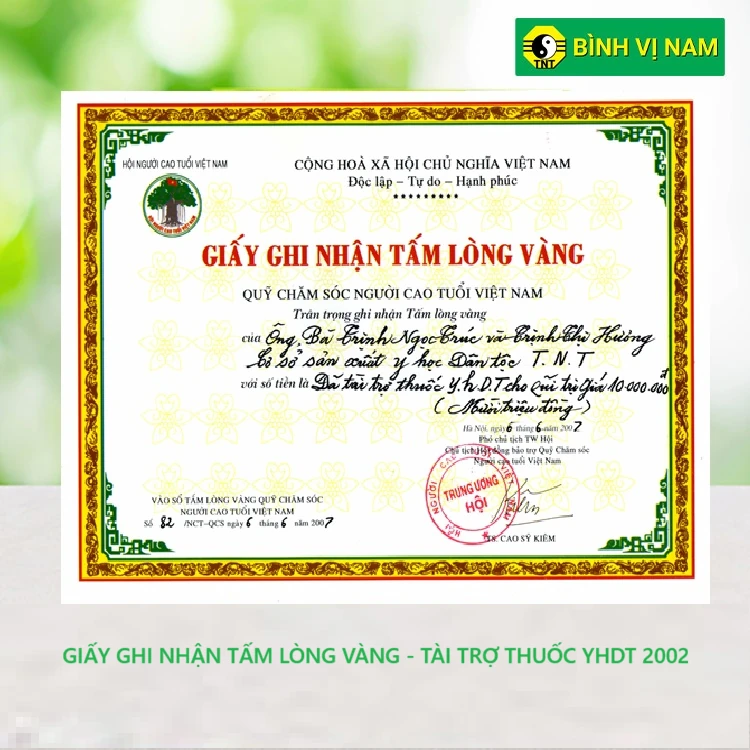 Ghi nhận tấm lòng vàng