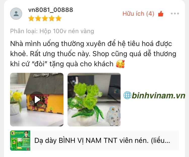 Khách hàng chia sẻ: Gia đình sử dụng thường xuyên, hài lòng cả sản phẩm và dịch vụ